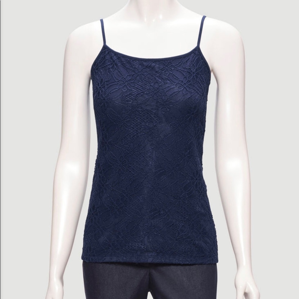 Ann Taylor Lace Front Cami ~ Size Medium